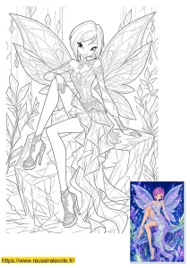 dessin tecna winx