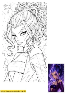 dessin winx stormy