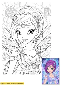 dessin winx tecna