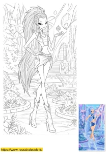 dessin winx trix icy