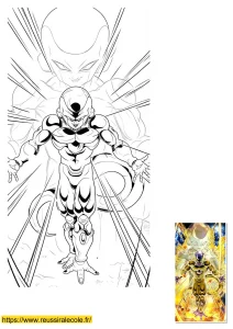 dessin à colorier freezer