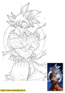 goku dessin ultra instinct