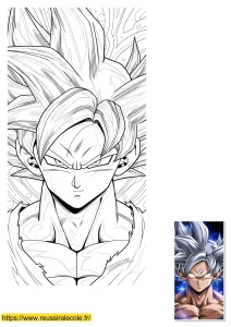 goku ultra instinct dessin