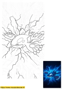 kyogre coloriage kyogre coloriage