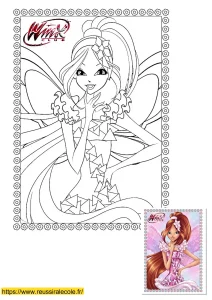 layla winx coloriage