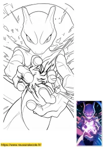 mewtwo a colorier mewtwo a colorier