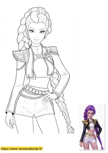 rumi kpop coloriage rumi kpop coloriage