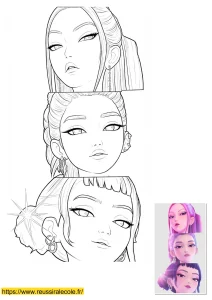 rumi mira zoey coloriage rumi mira zoey coloriage