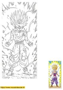 sangohan coloriage