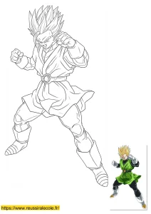 son gohan coloriage