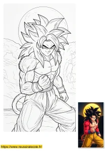 son goku super saiyan 4 dessin son goku super saiyan 4 dessin