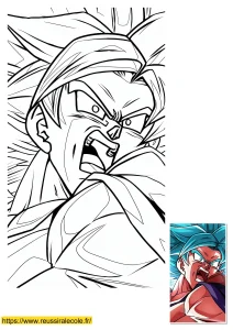 super goku blue super goku blue
