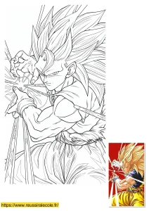 super saiyan 3 coloriage super saiyan 3 coloriage