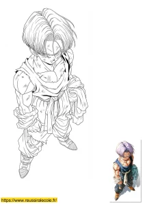 trunks coloriage