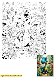 velociraptor à colorier velociraptor à colorier