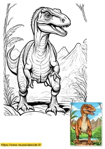 velociraptor coloriage dinosaure velociraptor coloriage dinosaure