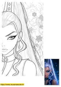 winx icy coloriage