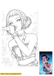 zoey kpop coloriage zoey kpop coloriage